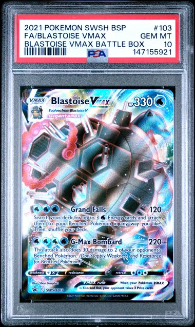 PSA 10 Blastoise VMax