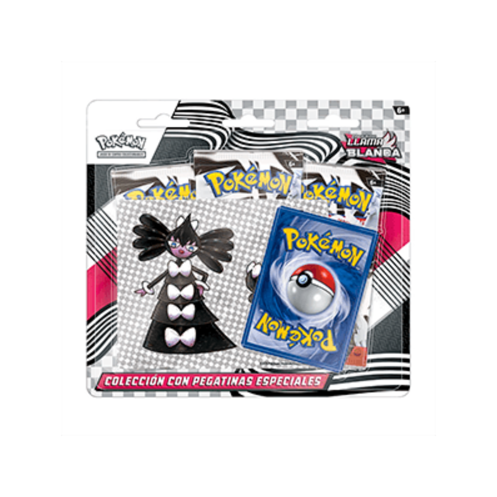 Coleccion Llama Blanca con pegatinas especiales (Español)