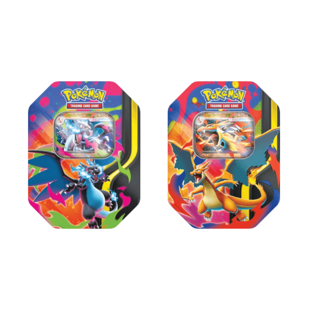 Latas Mega Charizard X & Y (Inglés)