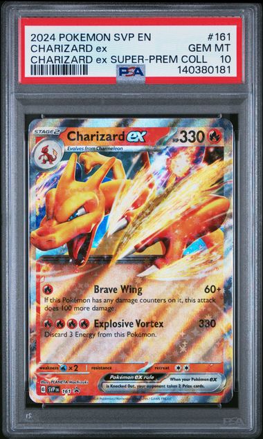PSA 10 CHARMANDER - CHARMELEON - CHARIZARD