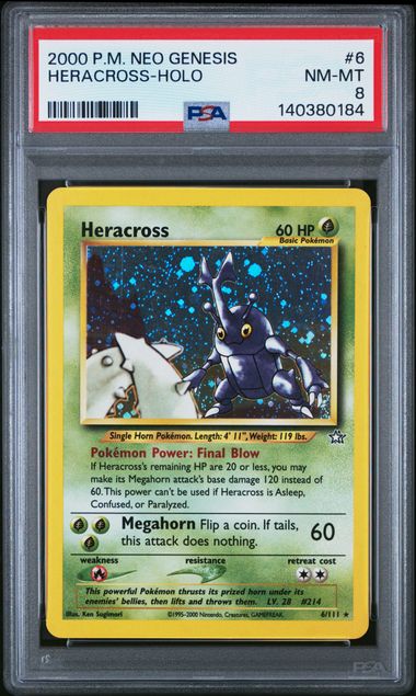 PSA 8 Heracross