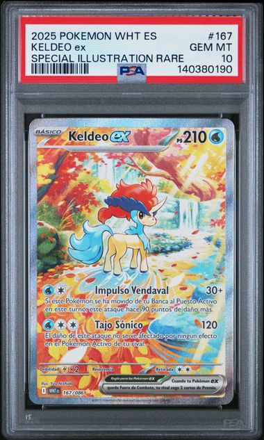PSA 10 Keldeo Ex