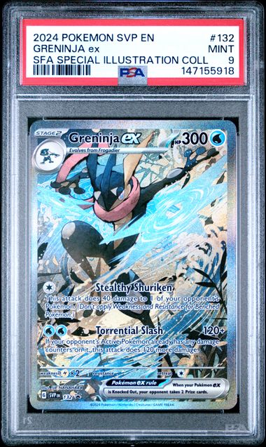 PSA 9 Greninja Ex