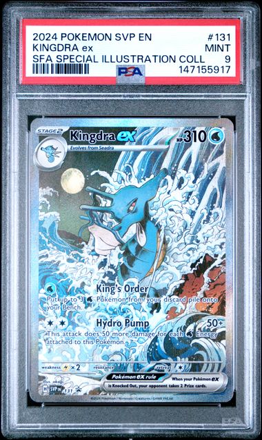 PSA 9 Kingdra Ex