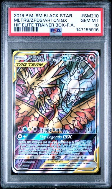 PSA 10 Moltres & Zapdos & Articuno