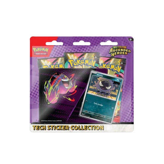 Blister 3 sobres Héroes Ascendentes Gastly (Inglés)