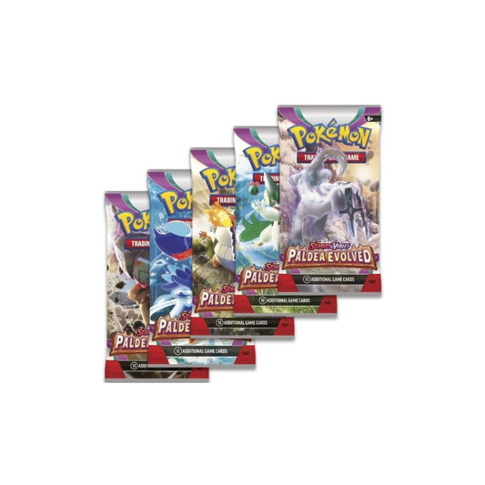 Pack de 5 sobres Evoluciones en Paldea - Inglés