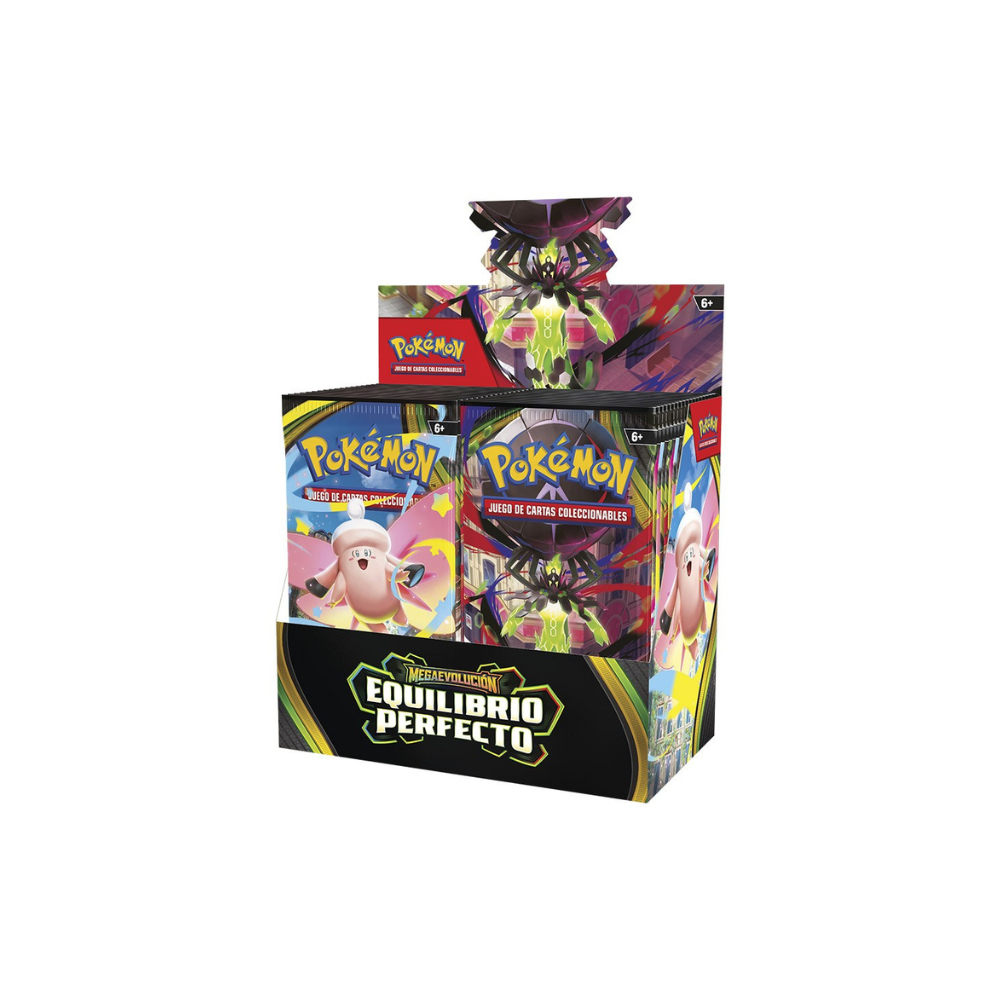 Caja 36 sobres: Mega evoluciones Equilibrio Pefecto (Español)