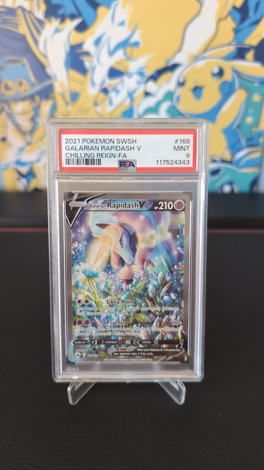 PSA 9 Galarian Rapidash V