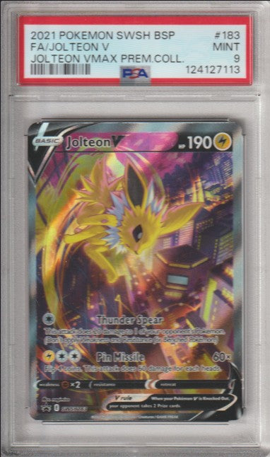 PSA 9 Jolteon V